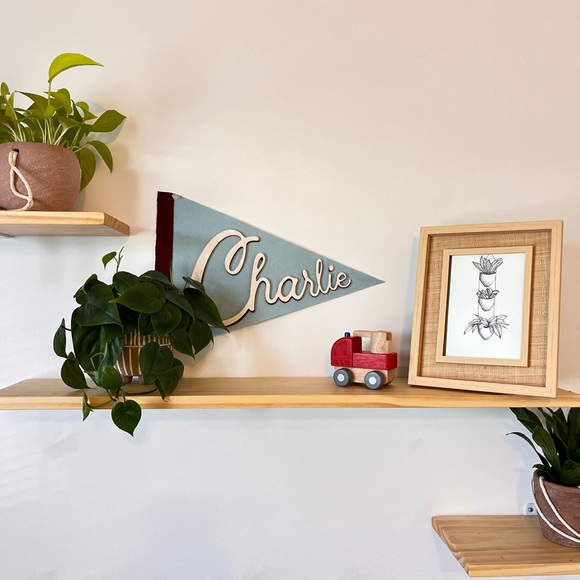 Custom Personalized Felt Name Pennant! - Picture 2 of 2